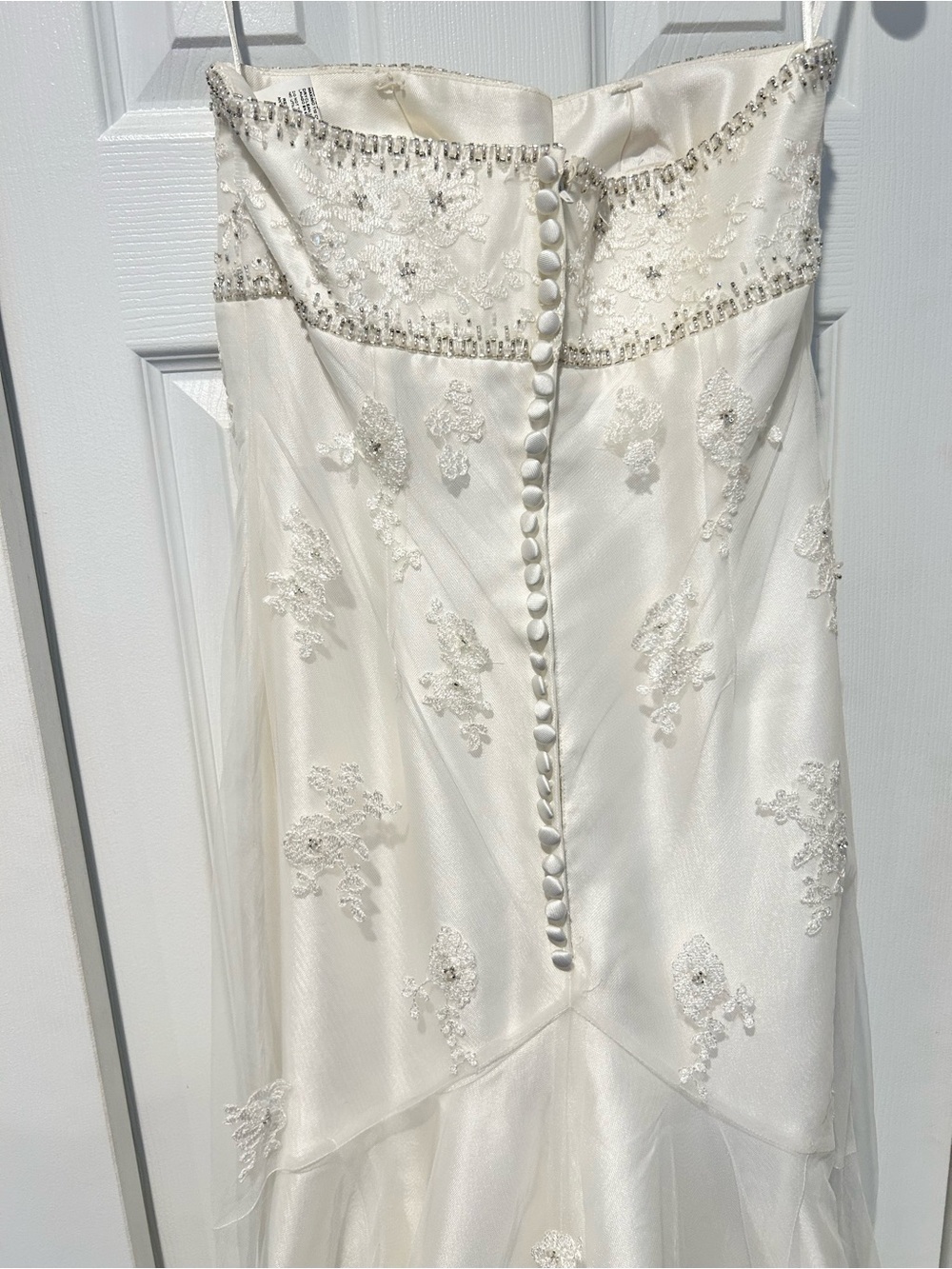 NEW STRAPLESS WEDDING DRESS - Picture 7 of 12